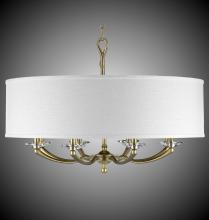  CH5427-36G-ST-GL - 32 inch Kensington Drum Shade Chandelier